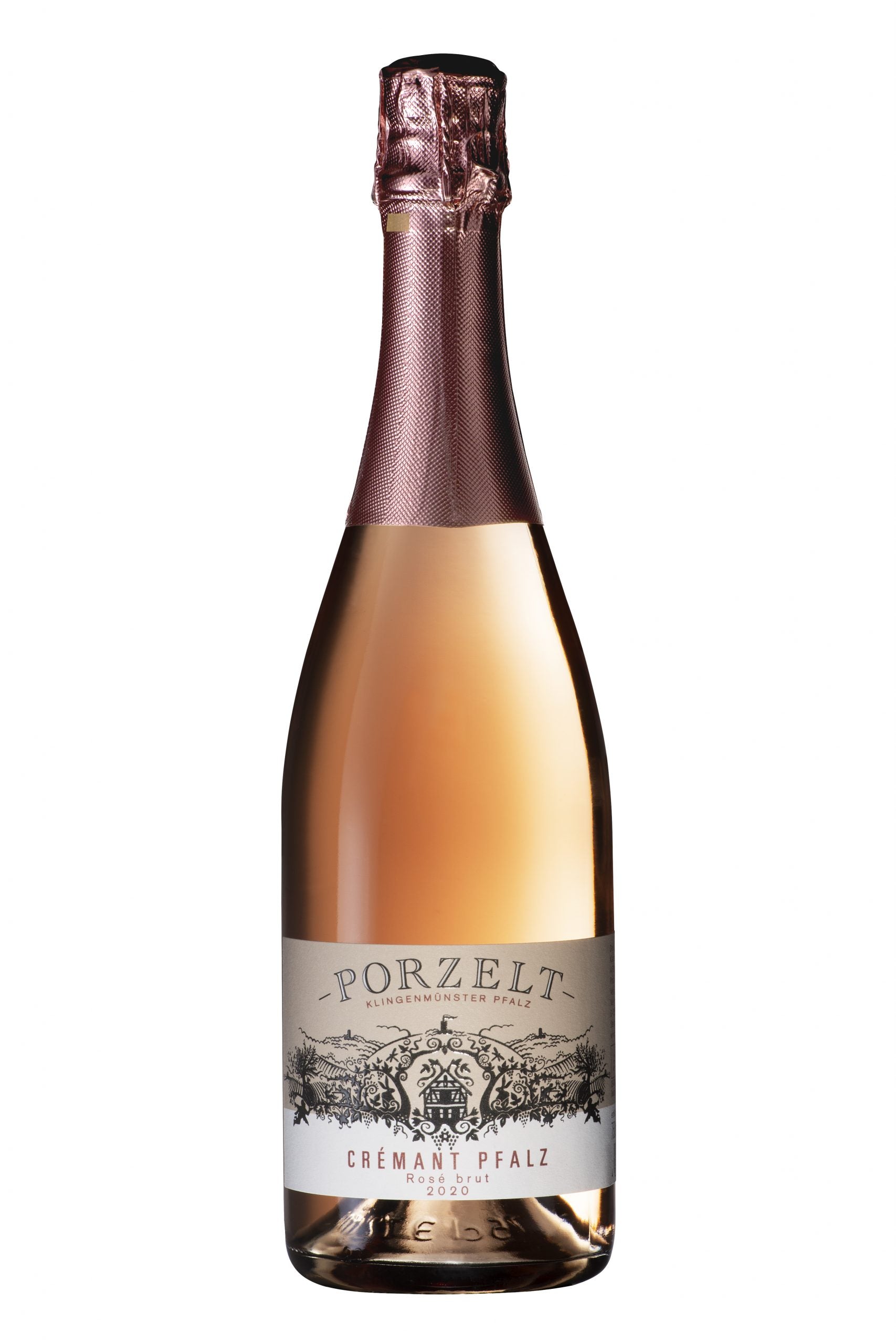 Porzelt Rosé-Crémant 2021 BIO blauwein