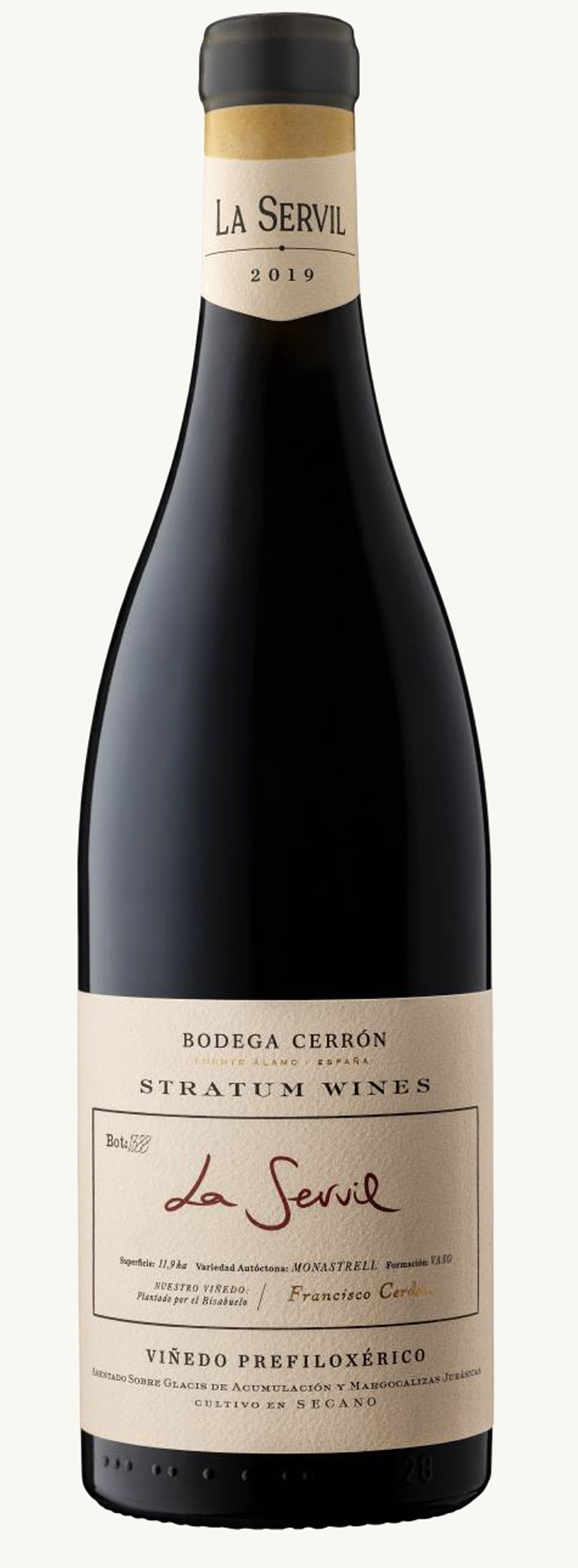 La Servil tinto 2022/2024, BIO, Bodega Cerrón - Stratum Wines, DOP Jumilla blauwein La Servil tinto 2024 La Servil tinto 2022 BIO